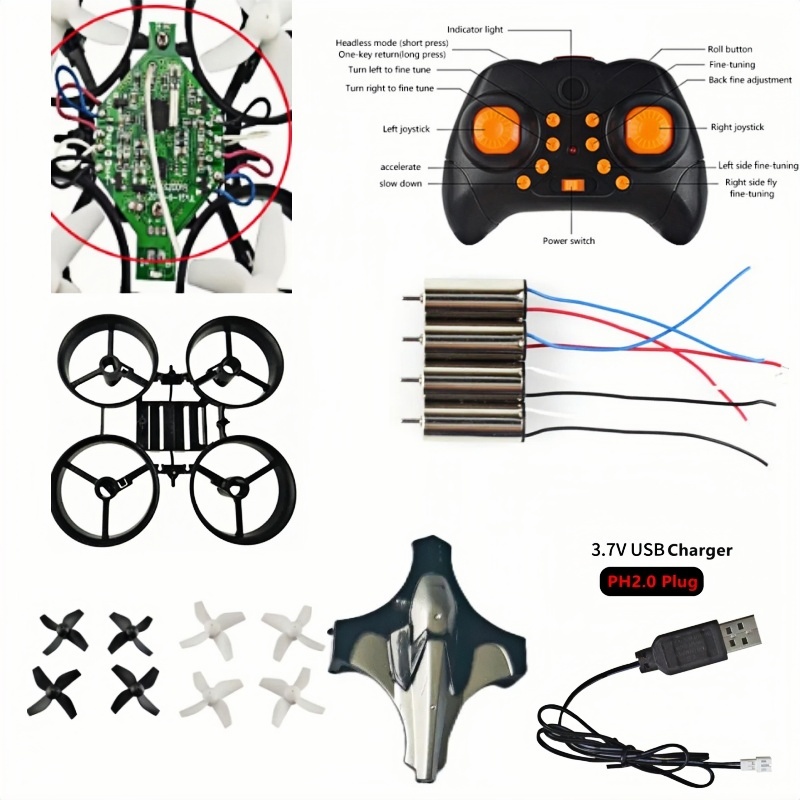 Rc Helicopter Charger - مجموعة طائرات بدون طيار كاملة للتركيب