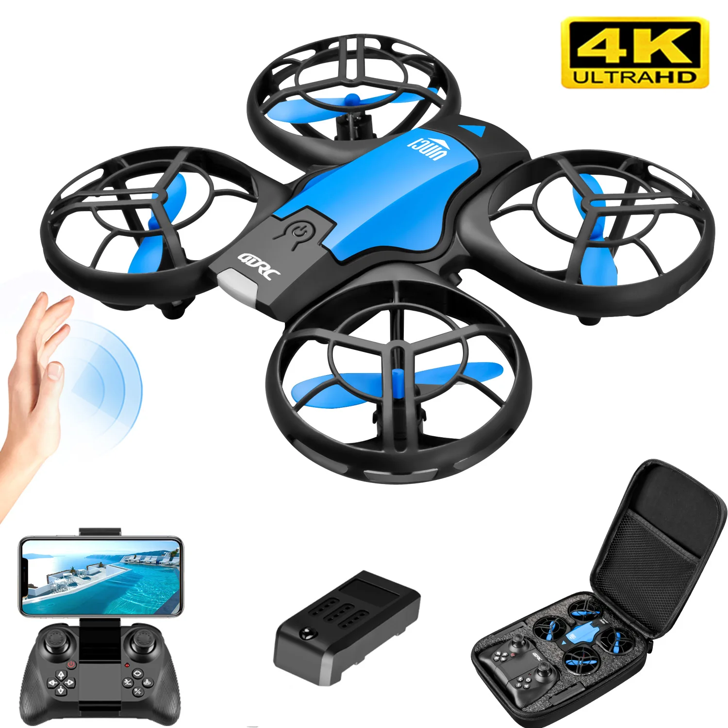 طائرة بدون طيار صغيرة جديدة V8 - مراجعة Rc Helicopter Electric وسعره